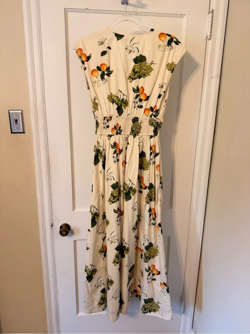 Abercrombie & Fitch Fruit Print Maxi Dress with twist detail